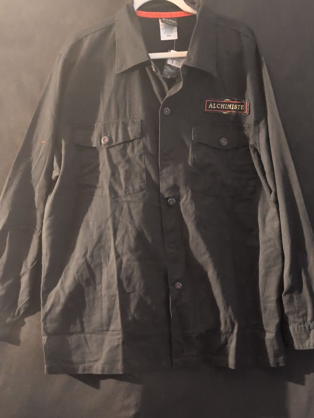Universal Studios, Harry Potter, Black Military Shirt Chest Patch Back Design.